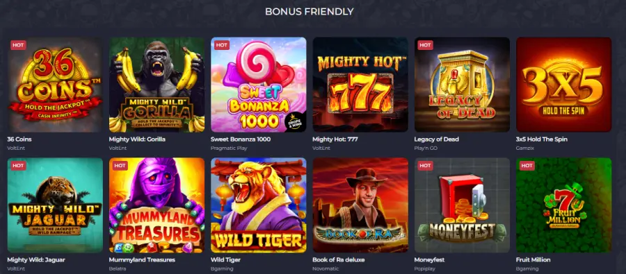 Rolling slots casino bonus code